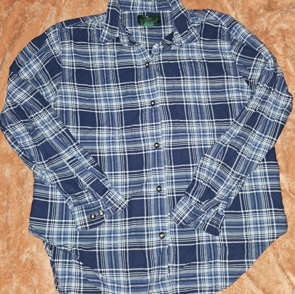 Vintage Womens Petite Plaid Shirt